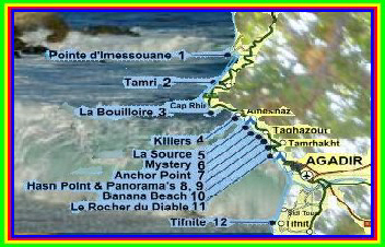 surf spots north of agadir morocco